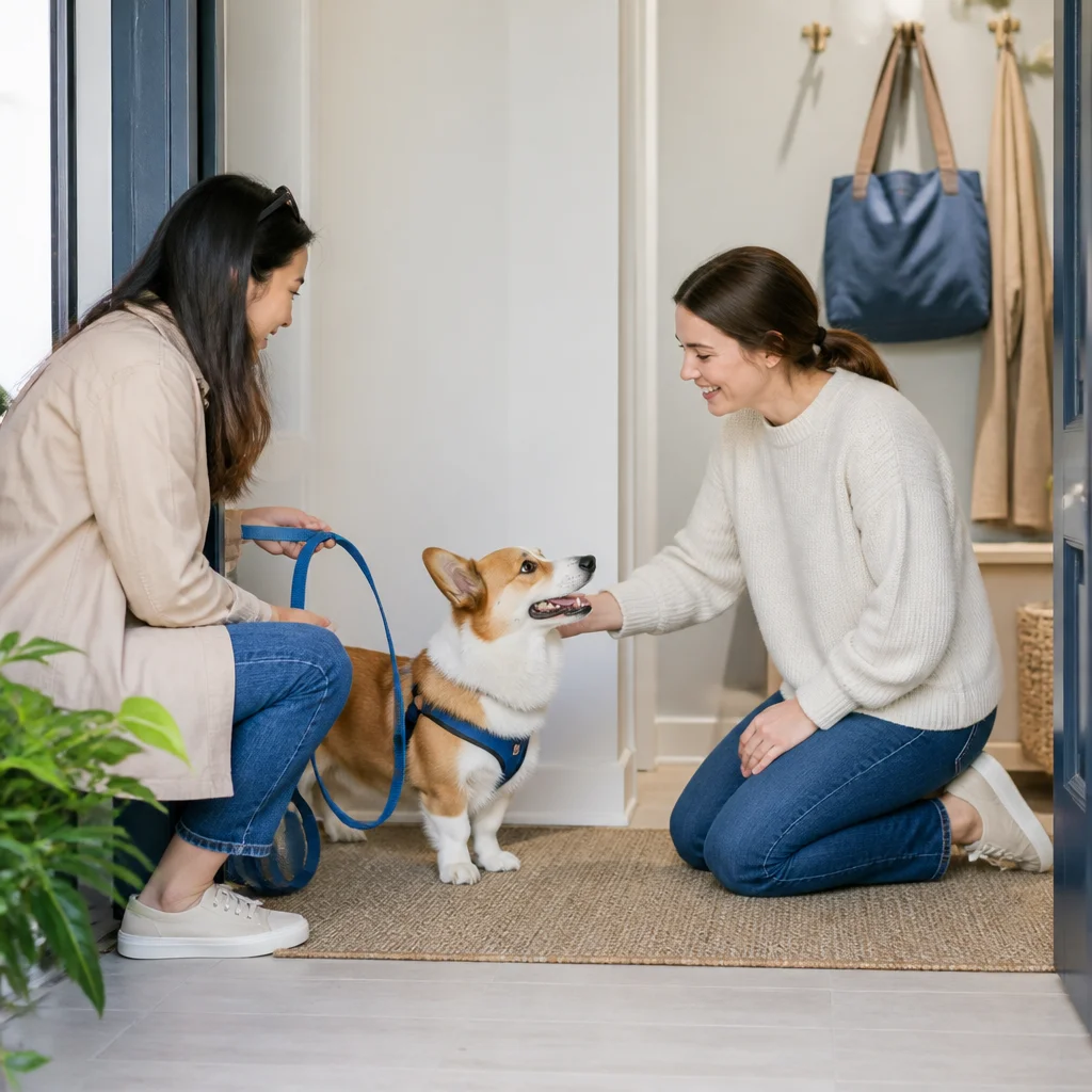 A calm low-stimulation introduction with one attentive caregiver