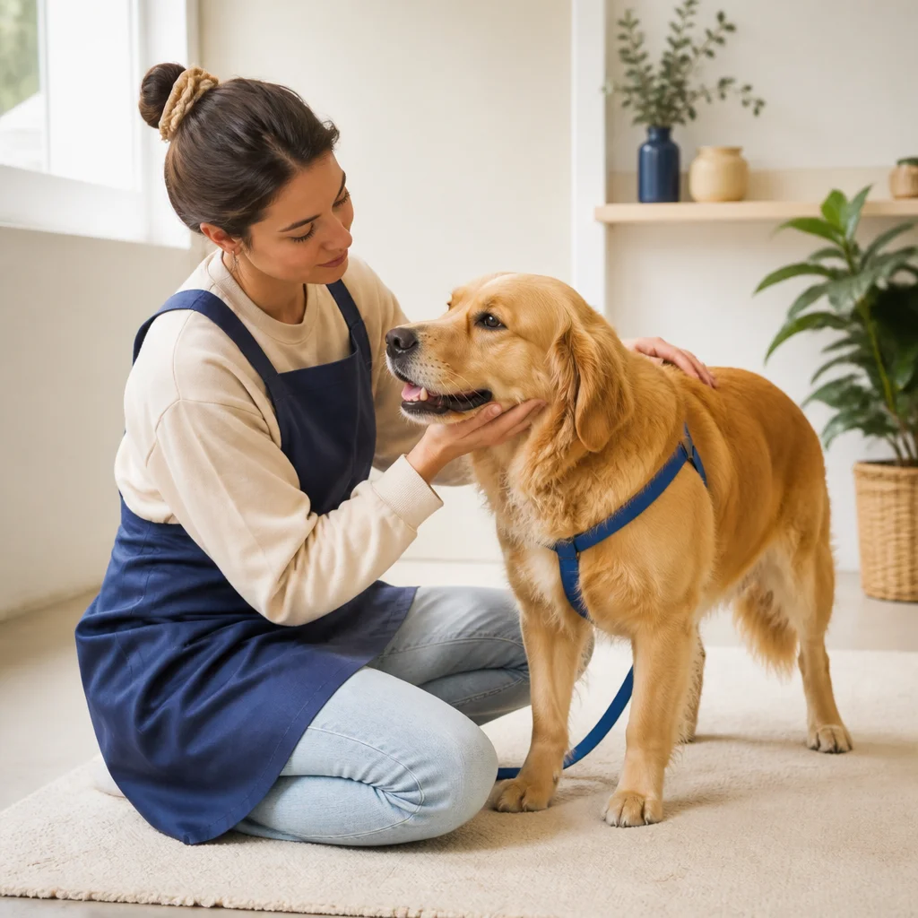 A quiet rest option suited to a dog needing a slower pace