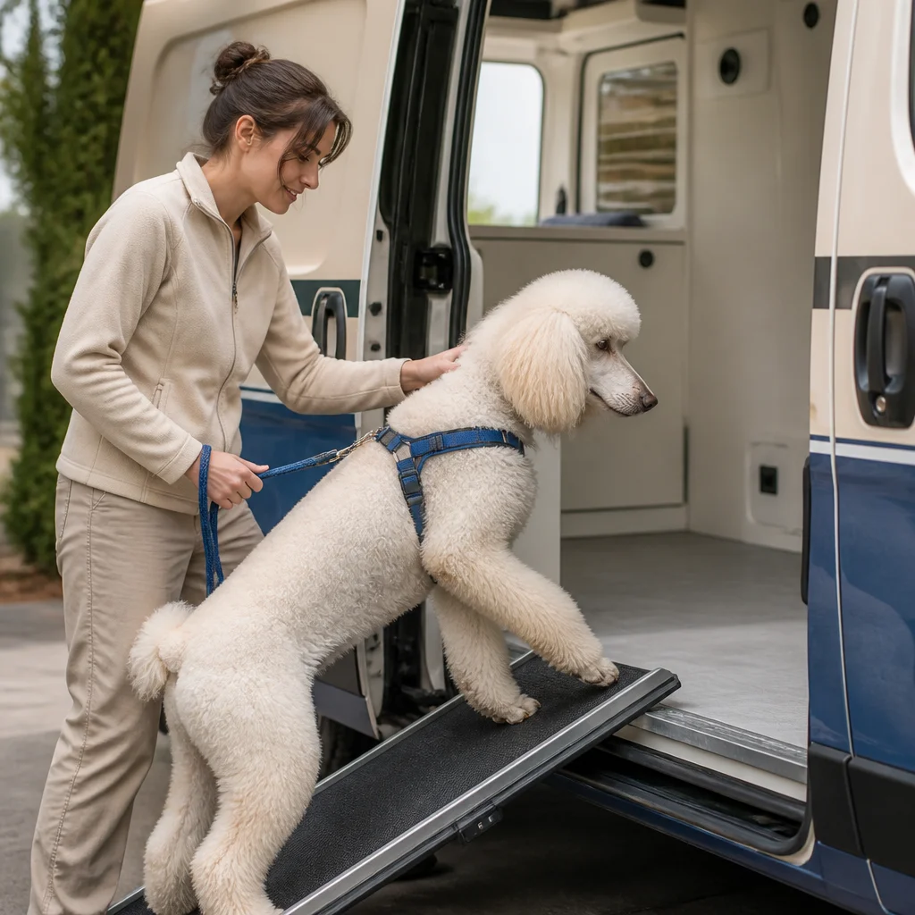 A quiet rest option suited to a dog needing a slower pace