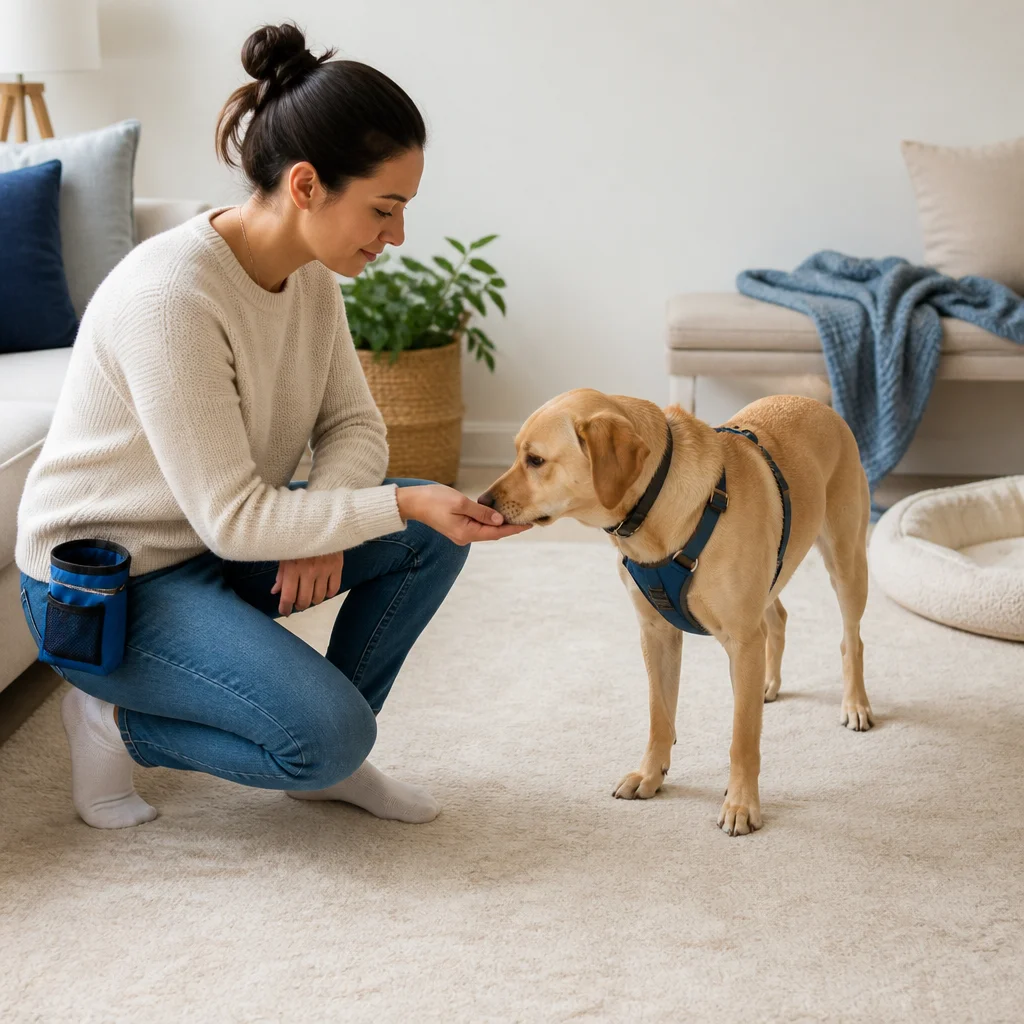 A quiet rest option suited to a dog needing a slower pace